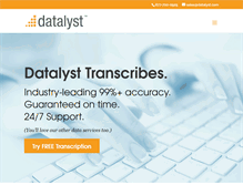 Tablet Screenshot of datalystcorp.com
